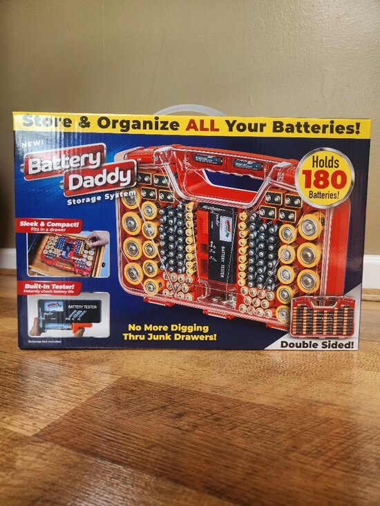 Ontel Other - Ontel Red Battery Daddy Storage System